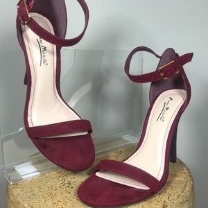 ANNE MICHELLE Ankle Strap Heels